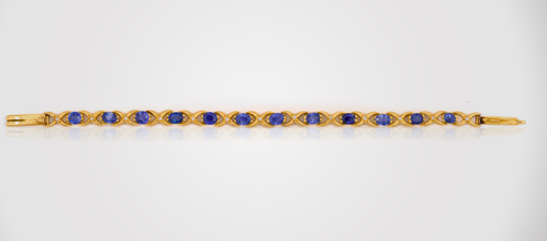 Blue Sapphire 13 Stones