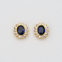 Blue Sapphire & Diamond